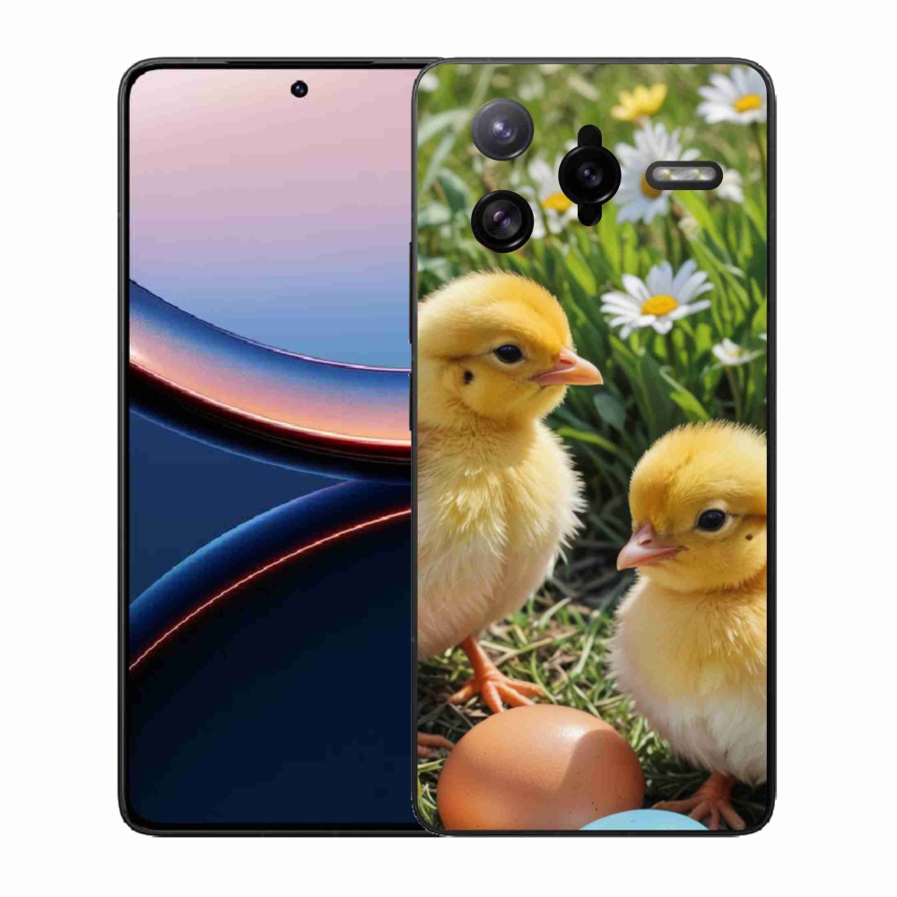Gél borítás mmCase a Xiaomi Poco F7 Ultra számára - csirkék