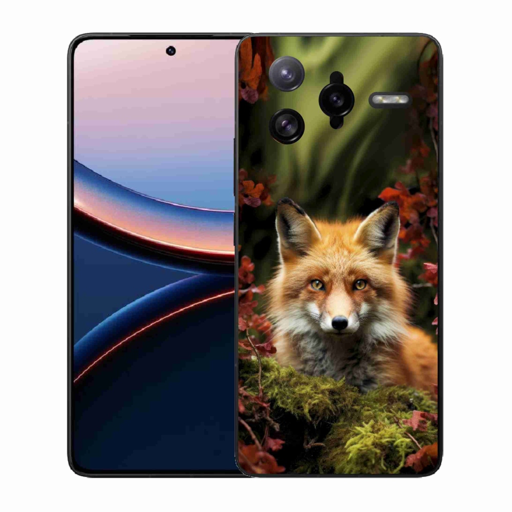 Gél borítás mmCase a Xiaomi Poco F7 Ultra számára - róka az erdőben