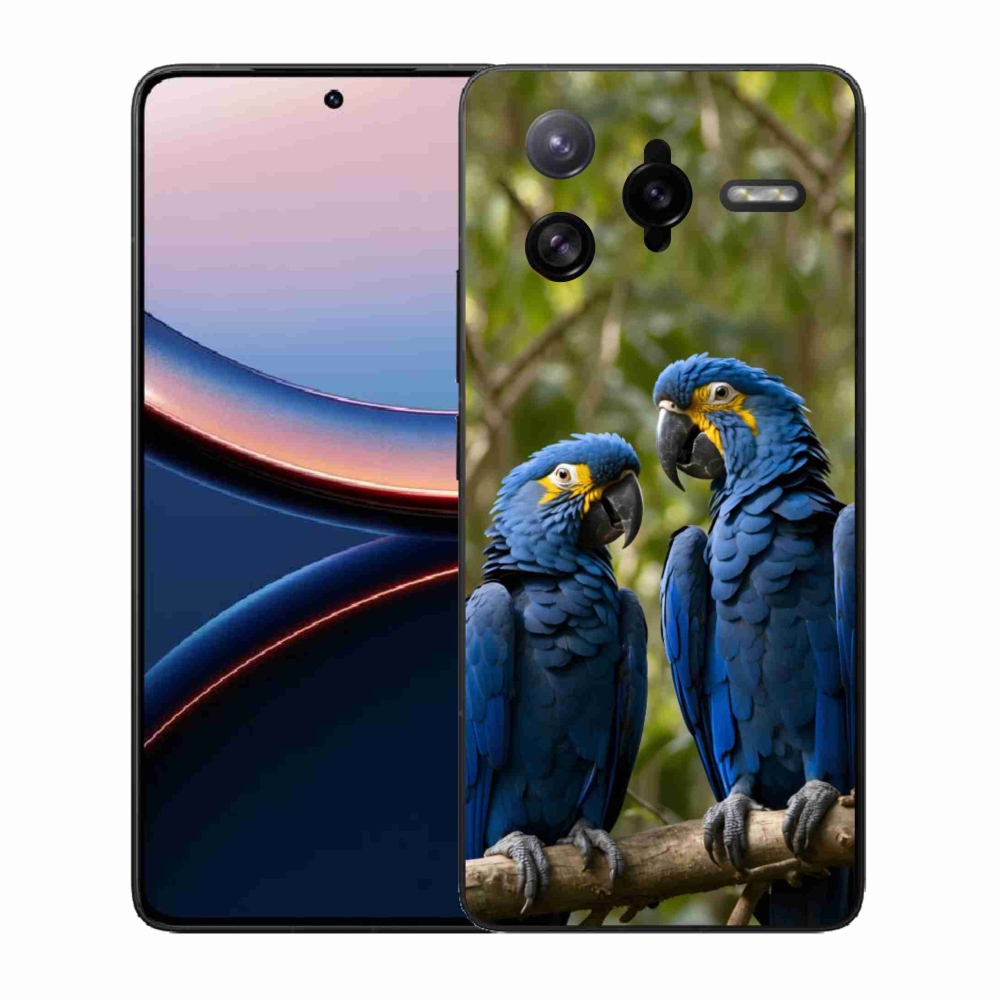 Gél borítás mmCase a Xiaomi Poco F7 Ultra számára - papagáj duó