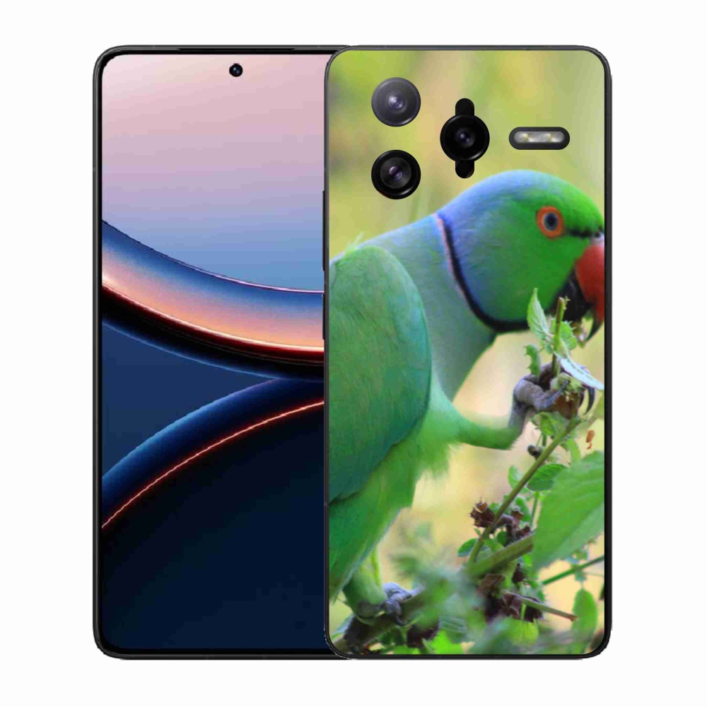Gél borítás mmCase a Xiaomi Poco F7 Ultra számára - papagáj alexandr