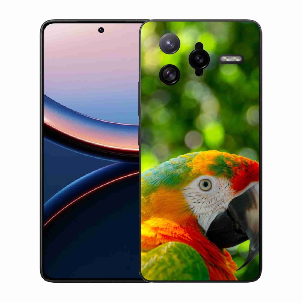 Gél borítás mmCase a Xiaomi Poco F7 Ultra számára - papagáj ara 3