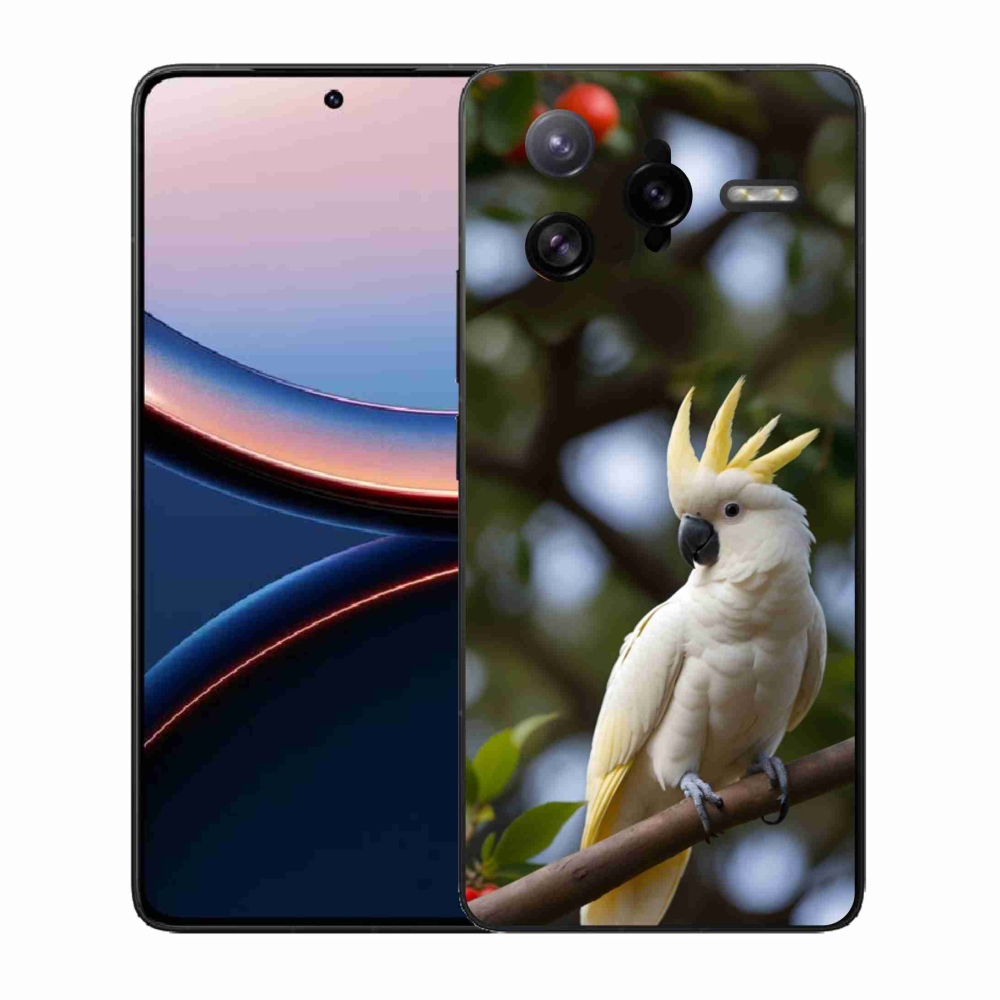 Gél borítás mmCase a Xiaomi Poco F7 Ultra számára - papagáj kakadu 3