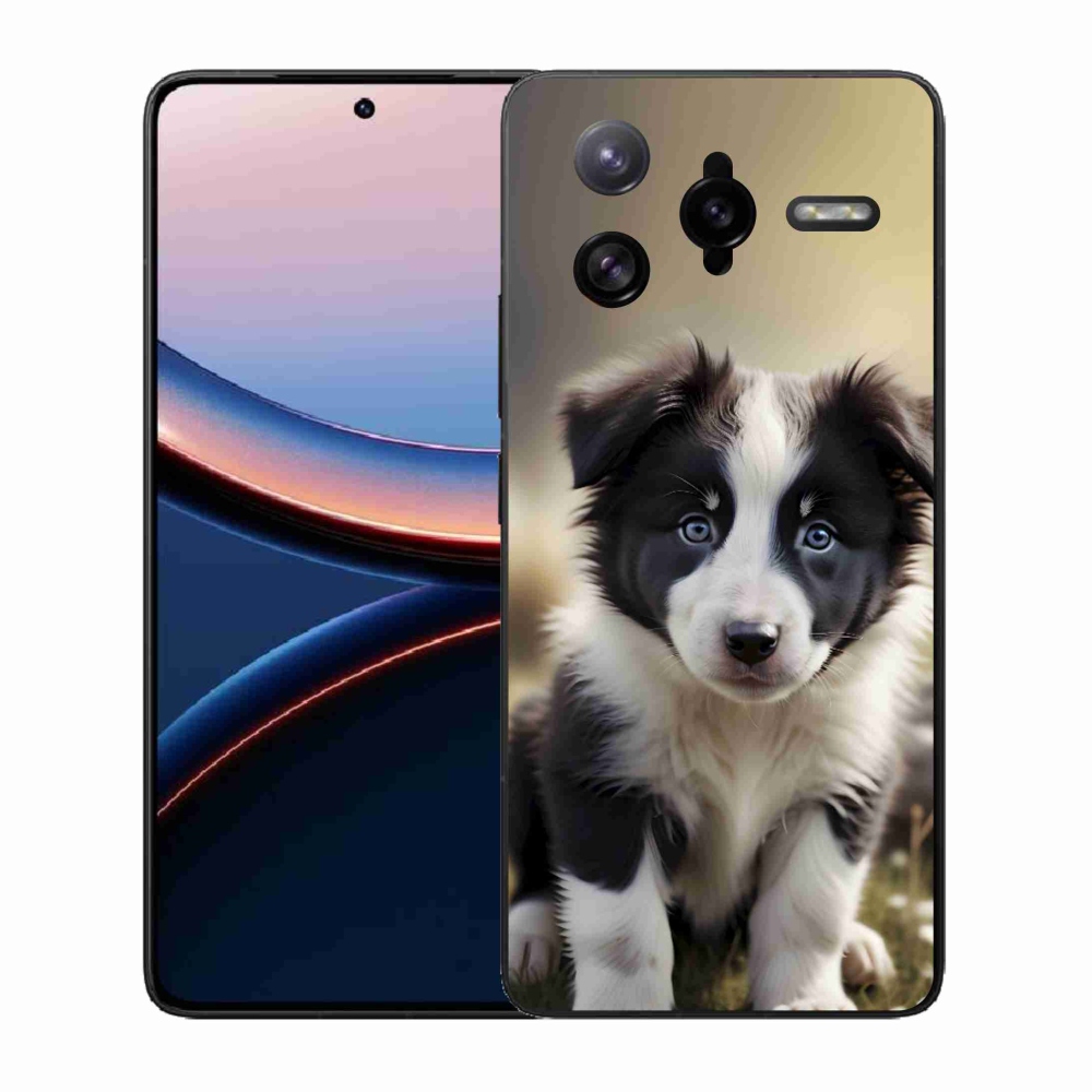 Gél borítás mmCase a Xiaomi Poco F7 Ultra számára - aranyos border collie