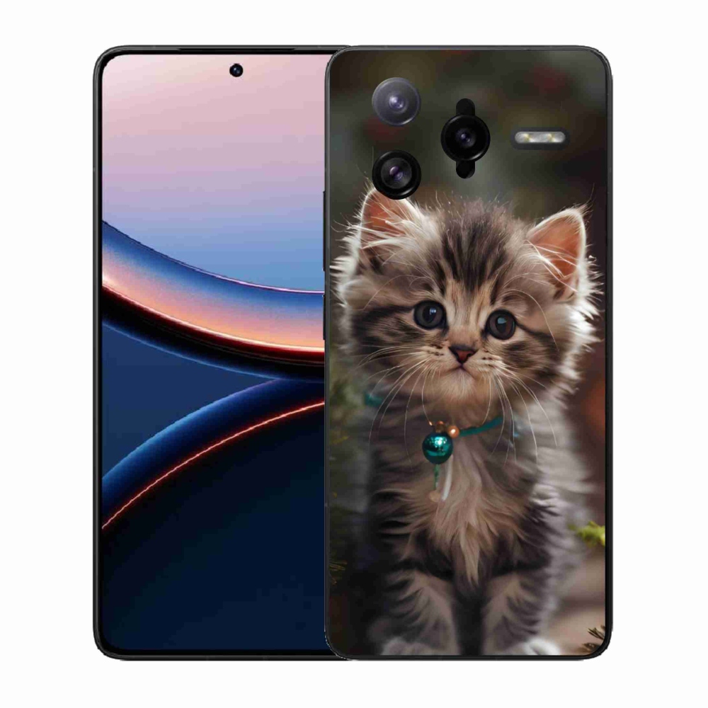 Gél borítás mmCase a Xiaomi Poco F7 Ultra számára - aranyos cica 11