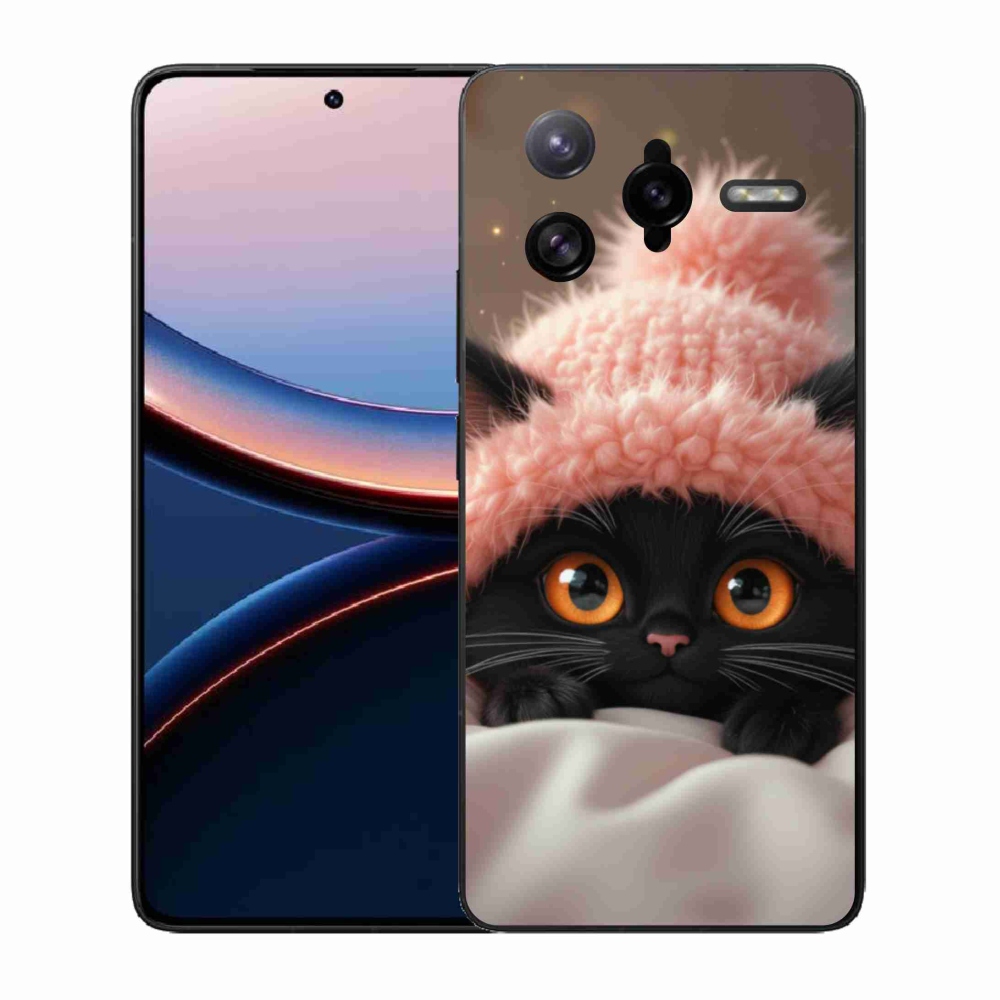 Gél borítás mmCase a Xiaomi Poco F7 Ultra számára - aranyos cica 7