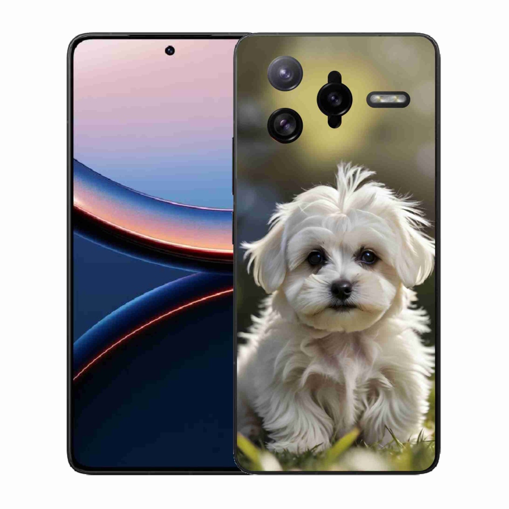 Gél borítás mmCase a Xiaomi Poco F7 Ultra számára - aranyos máltai kutya