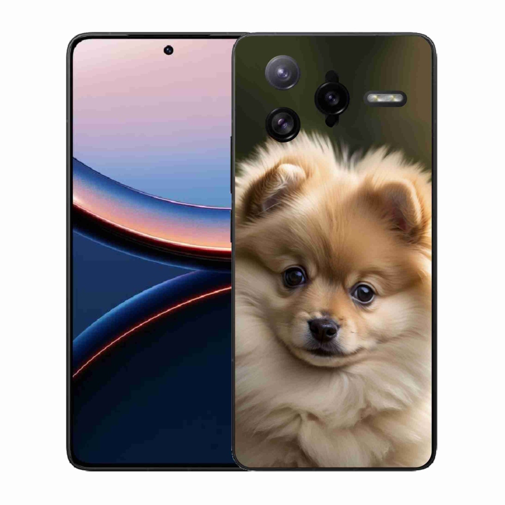 Gél borítás mmCase a Xiaomi Poco F7 Ultra számára - aranyos pomerániai 2