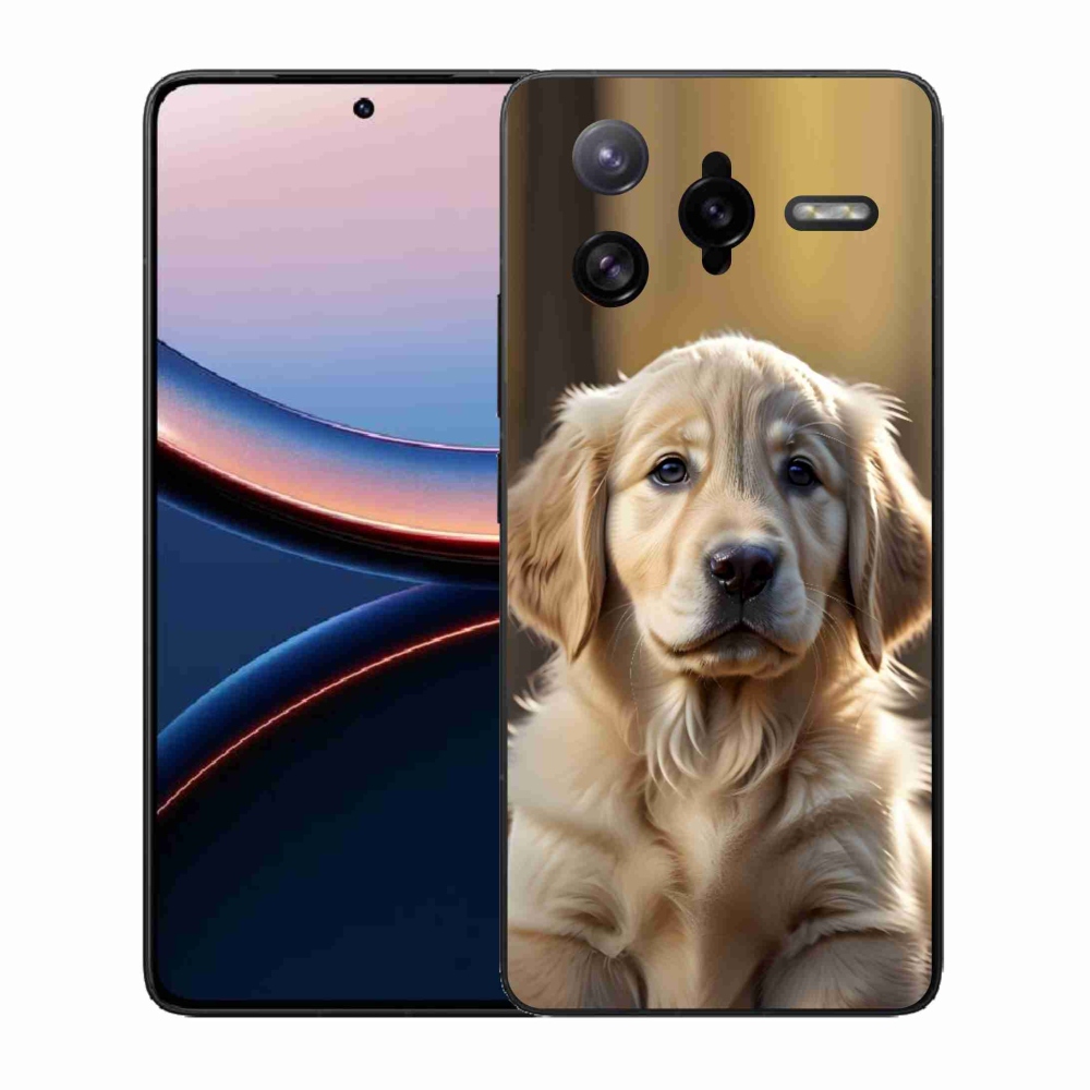 Gél borítás mmCase a Xiaomi Poco F7 Ultra számára - aranyos arany retriever