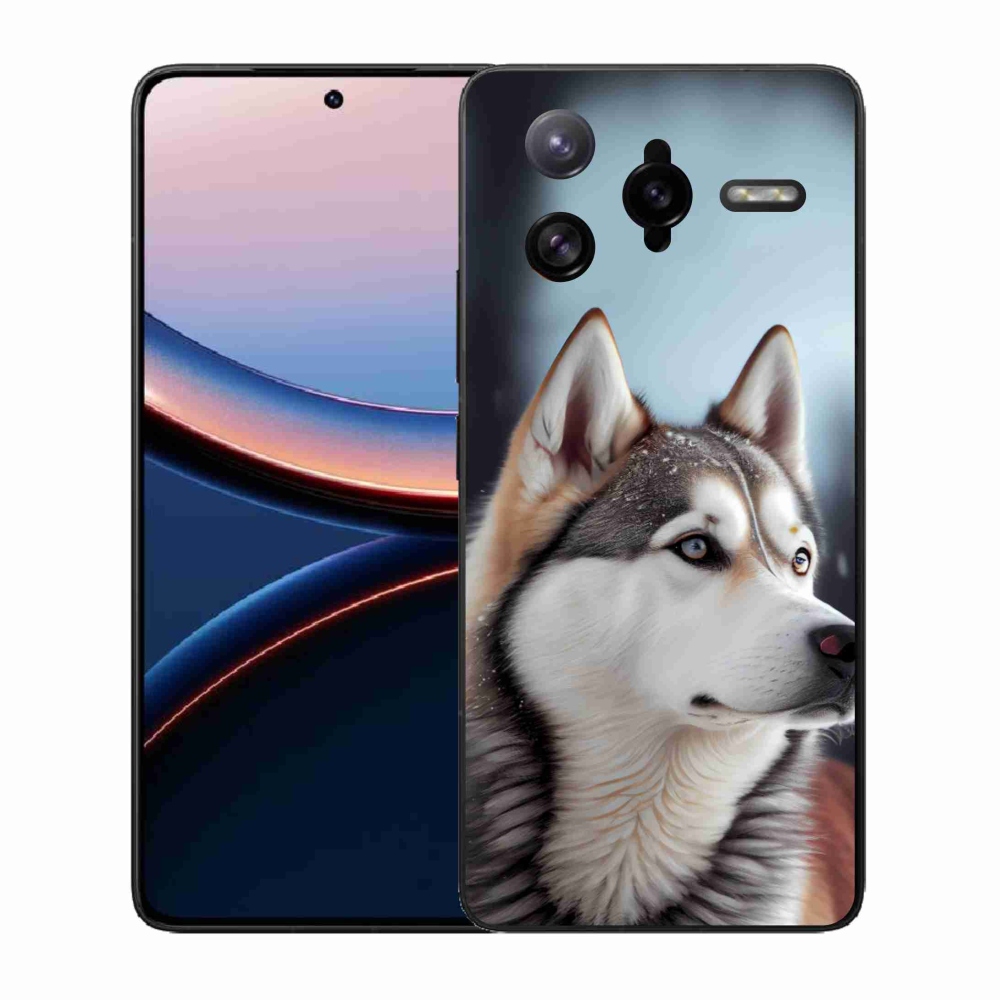 Gél borítás mmCase a Xiaomi Poco F7 Ultra számára - Szibériai husky