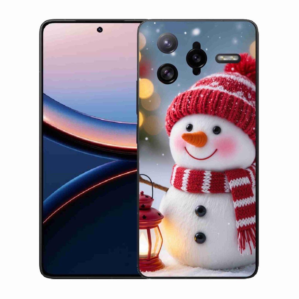 Gél borítás mmCase a Xiaomi Poco F7 Ultra számára - hóember 2