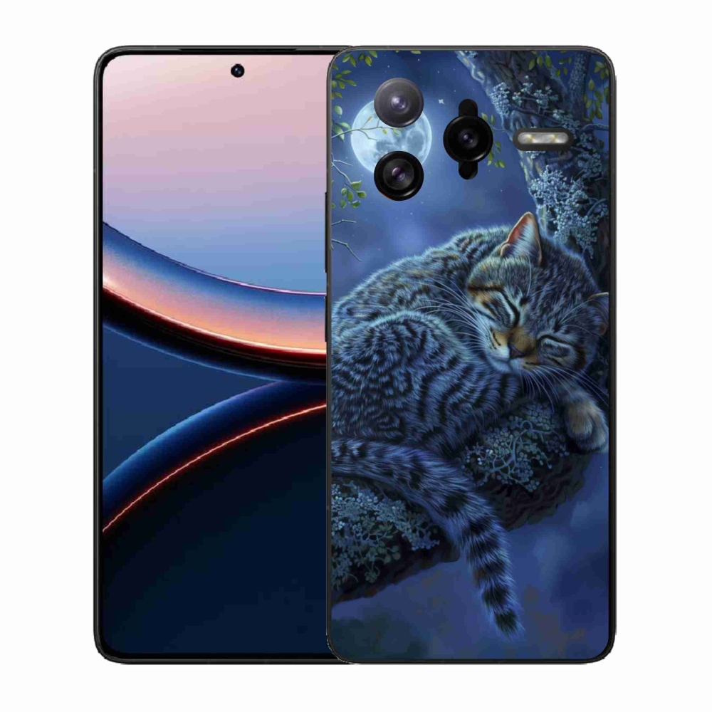 Gél borítás mmCase a Xiaomi Poco F7 Ultra számára - alvó macska