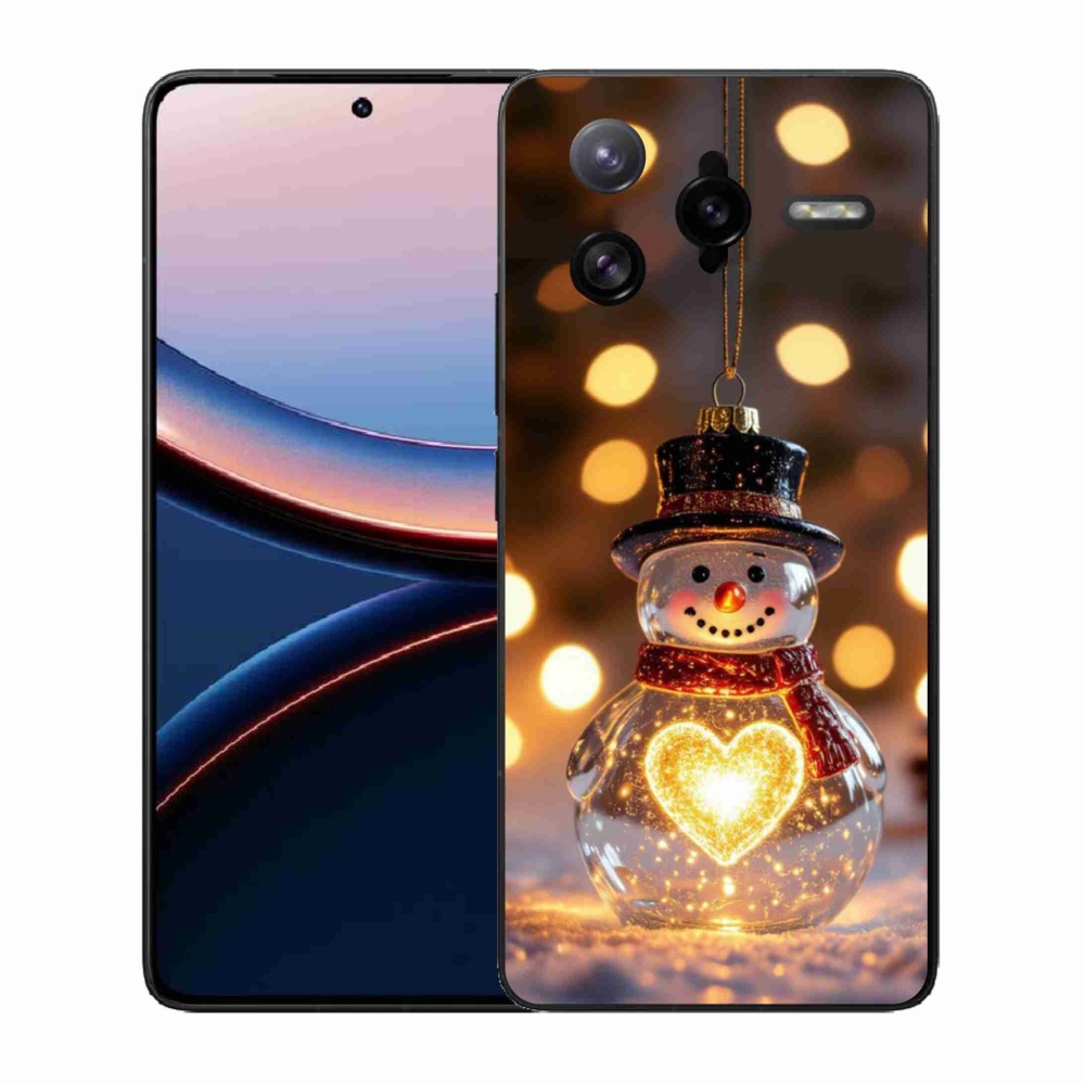 Gél borítás mmCase a Xiaomi Poco F7 Ultra számára - karácsonyi hóember