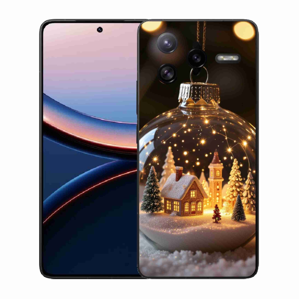 Gél borítás mmCase a Xiaomi Poco F7 Ultra számára - Karácsonyi gömbök 3