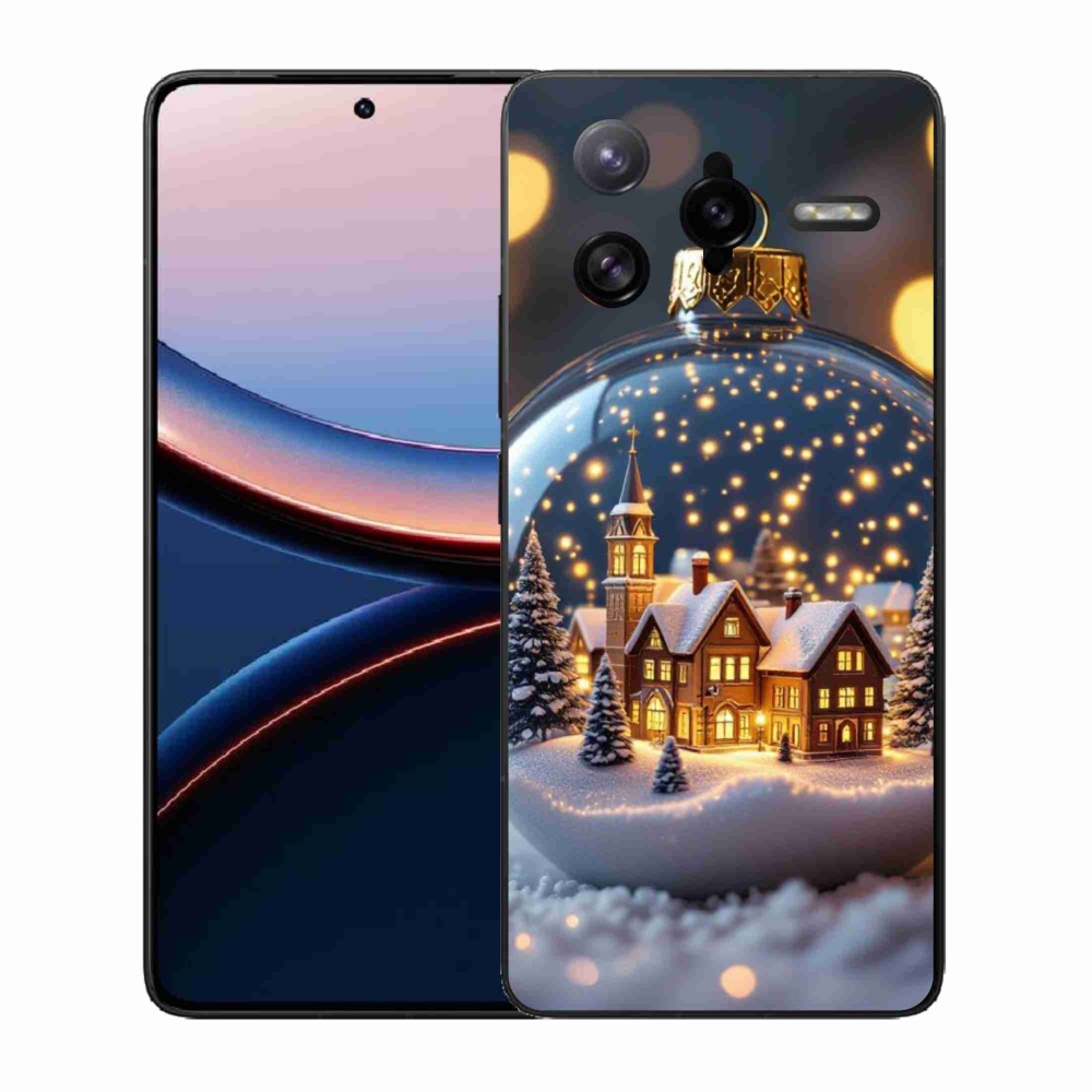 Gél borítás mmCase a Xiaomi Poco F7 Ultra számára - karácsonyi golyók 4