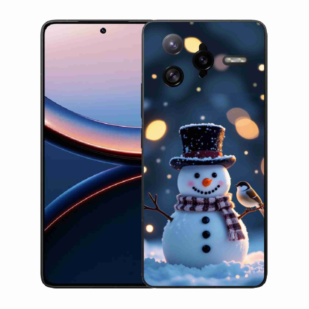 Gél borítás mmCase a Xiaomi Poco F7 Ultra számára - karácsonyi hóember