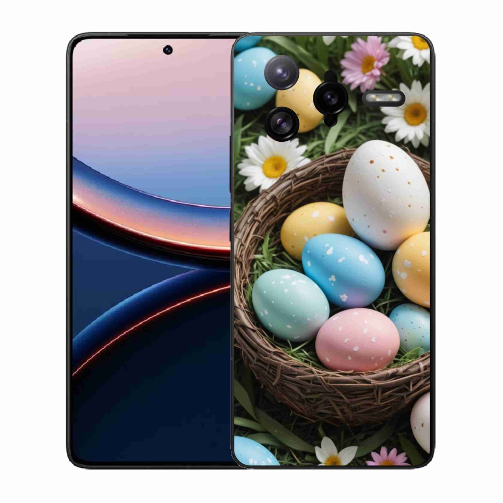 Gél borítás mmCase a Xiaomi Poco F7 Ultra számára - Húsvéti tojások 2