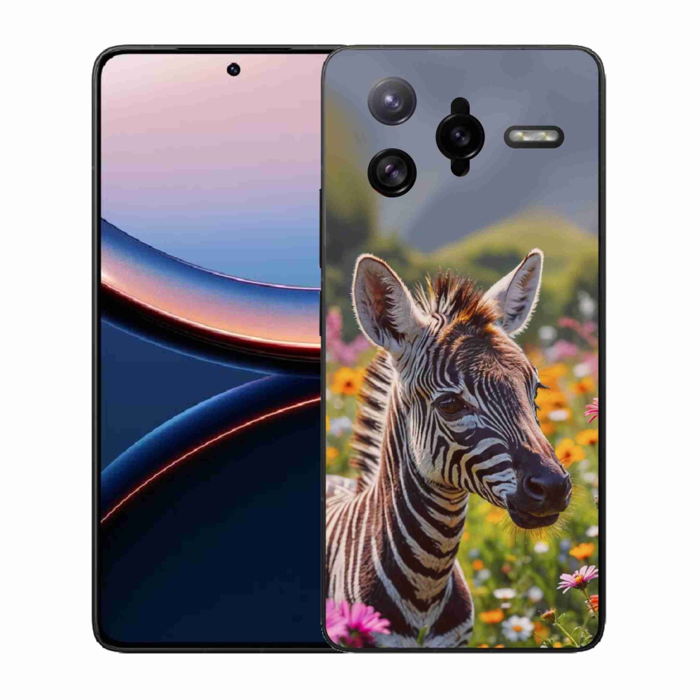 Gél borítás mmCase a Xiaomi Poco F7 Ultra számára - zebra a réten