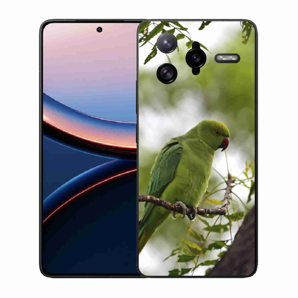 Gél borítás mmCase a Xiaomi Poco F7 Ultra készülékhez - zöld papagáj