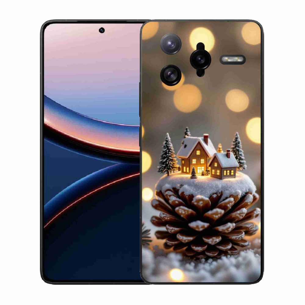 Gél borítás mmCase a Xiaomi Poco F7 Ultra számára - téli falu
