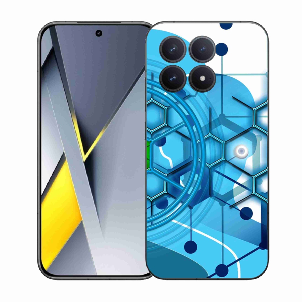 Gél borítás mmCase a Xiaomi Poco F8 Pro számára - absztrakt minta 2