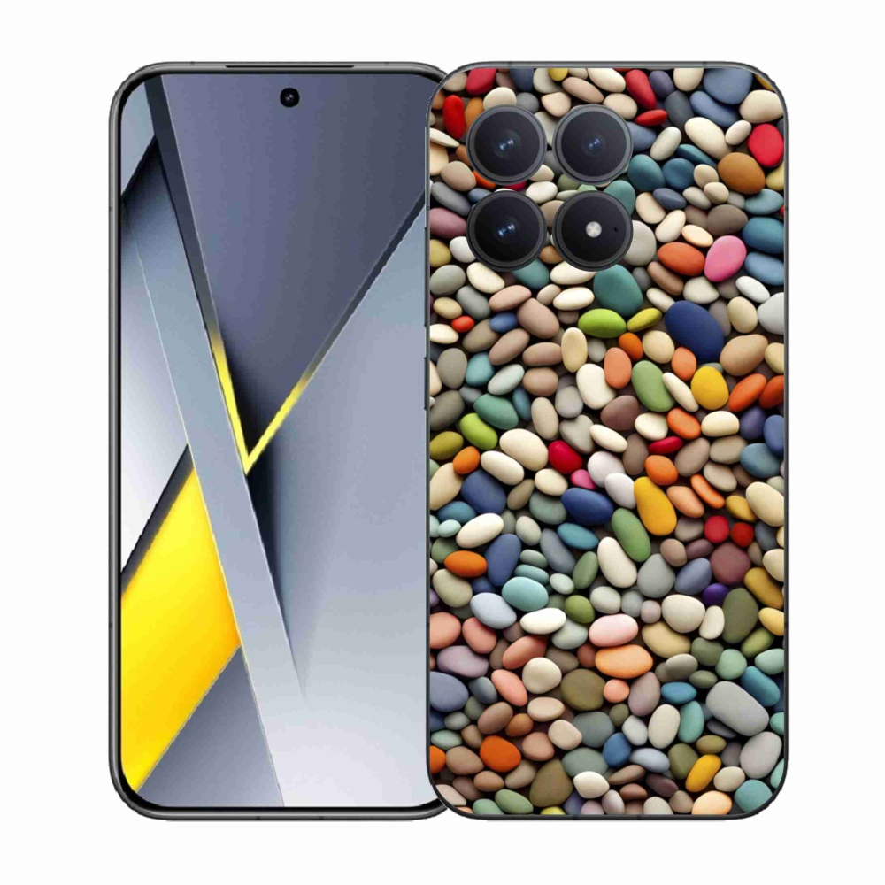 Gél borítás mmCase a Xiaomi Poco F8 Pro számára - színes strasszkövek 2