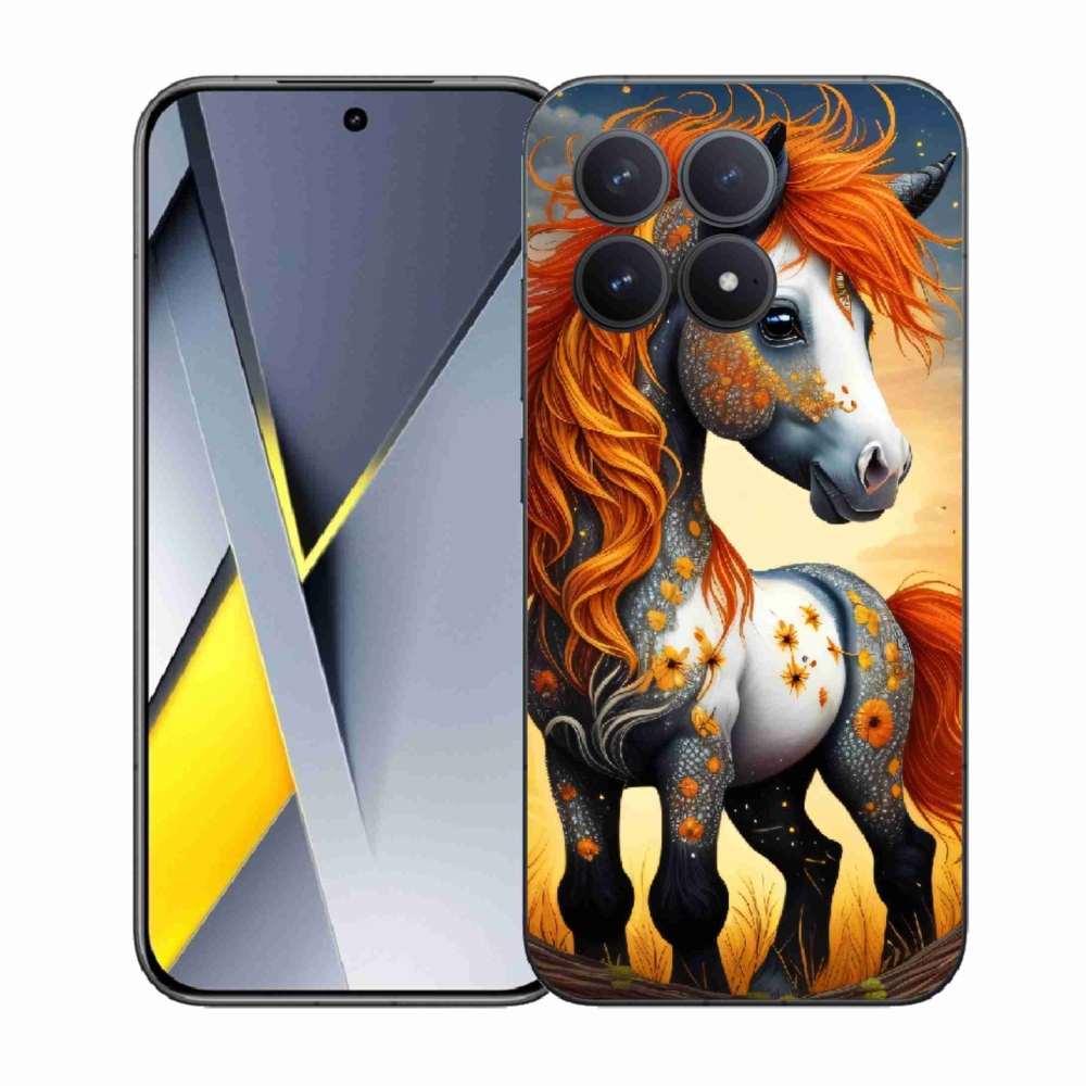 Gél borítás mmCase a Xiaomi Poco F8 Pro számára - színes póni