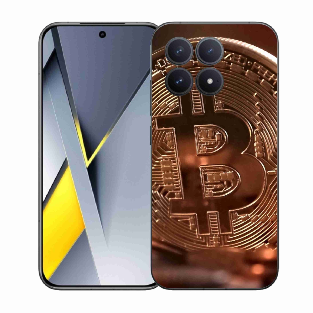 Gél borítás mmCase a Xiaomi Poco F8 Pro számára - bitcoin