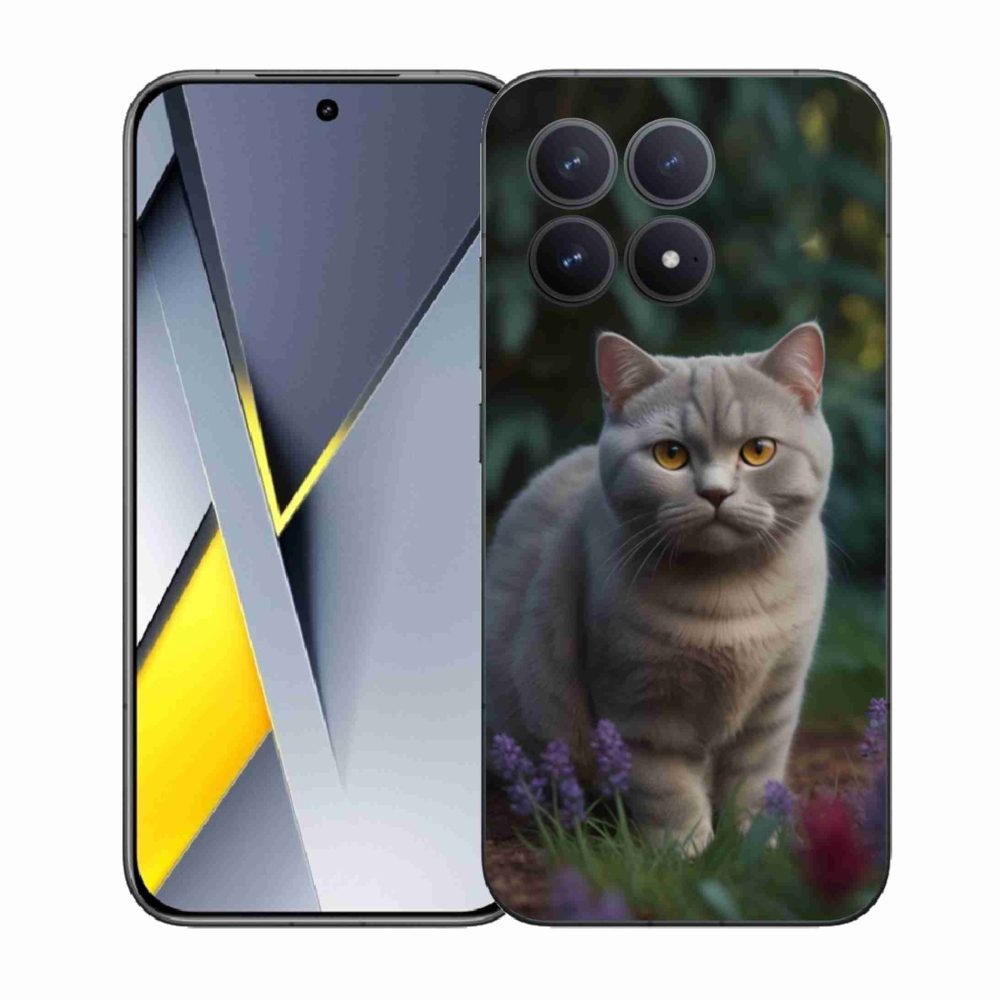 Gél borítás mmCase a Xiaomi Poco F8 Pro számára - brit macska