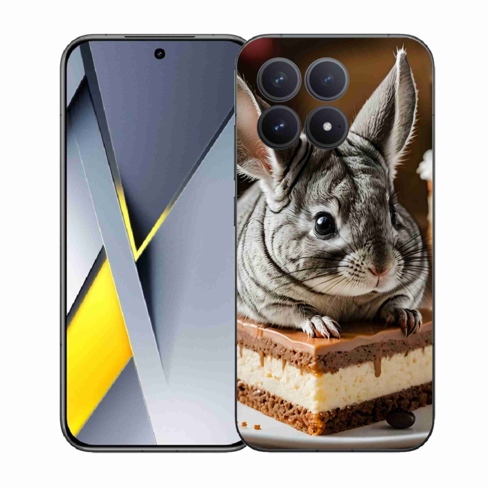 Gél borítás mmCase a Xiaomi Poco F8 Pro számára - csincsilla