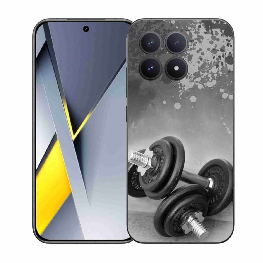 Gél borítás mmCase a Xiaomi Poco F8 Pro számára - súlyzók 1