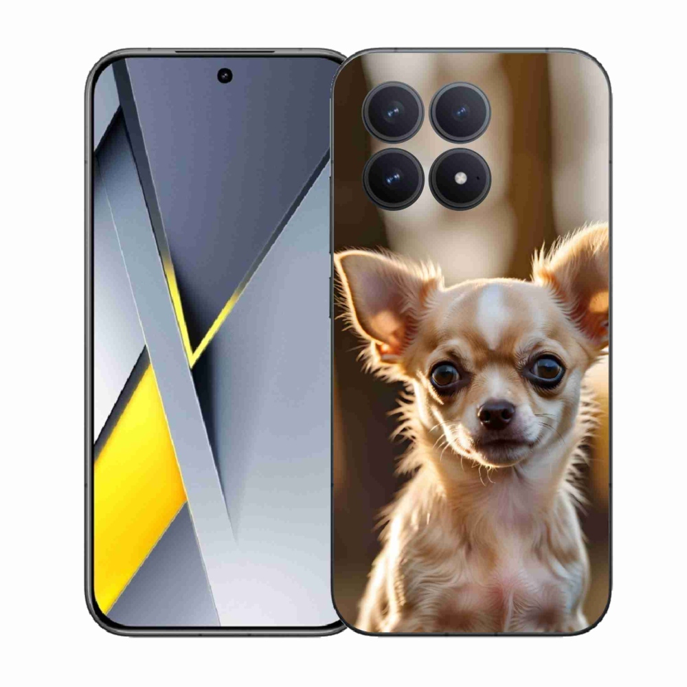 Gél borítás mmCase a Xiaomi Poco F8 Pro számára - chihuahua 6