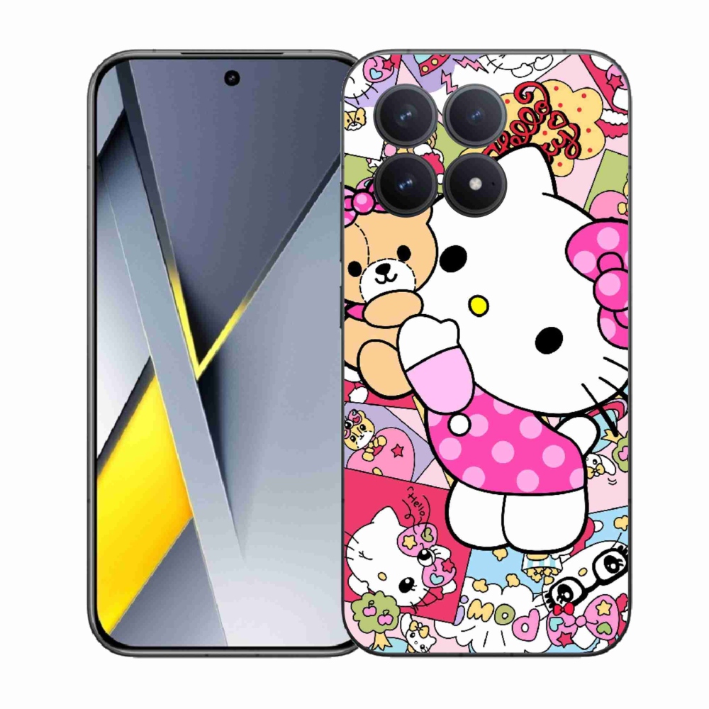 Gél borítás mmCase a Xiaomi Poco F8 Pro számára - aranyos cica