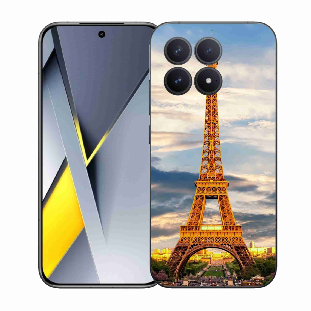 Gél borítás mmCase a Xiaomi Poco F8 Pro számára - eiffel torony 3
