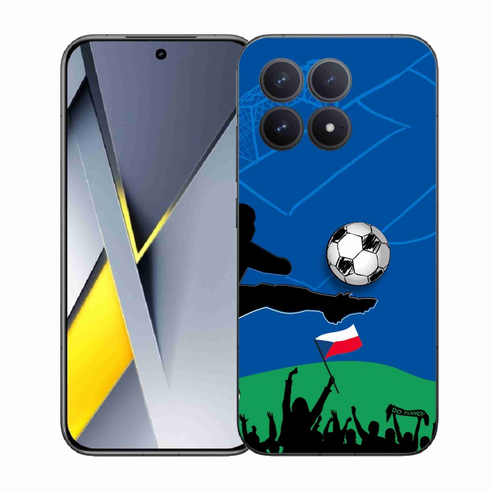 Gél borítás mmCase a Xiaomi Poco F8 Pro számára - futball rajongóknak
