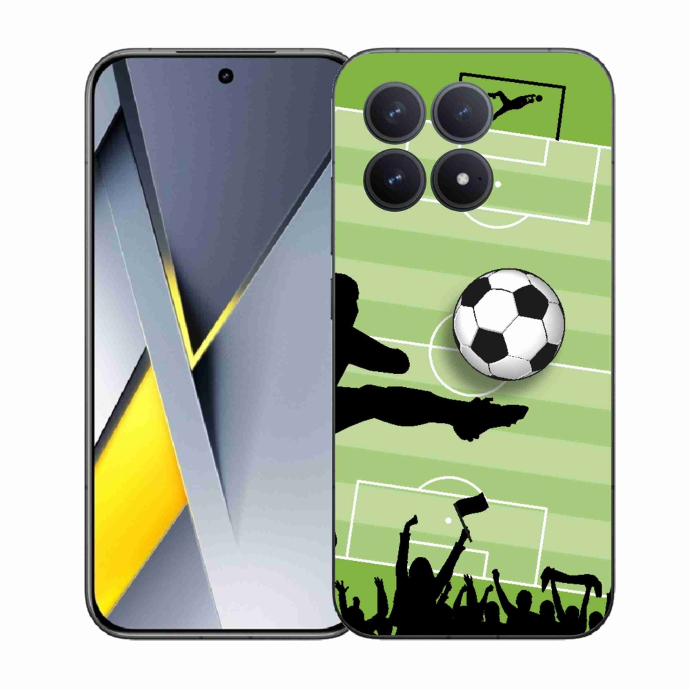 Gél borítás mmCase a Xiaomi Poco F8 Pro számára - futball 3