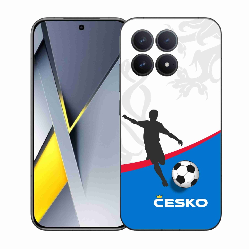 Gél borítás mmCase a Xiaomi Poco F8 Pro-hoz - futball Csehország 1