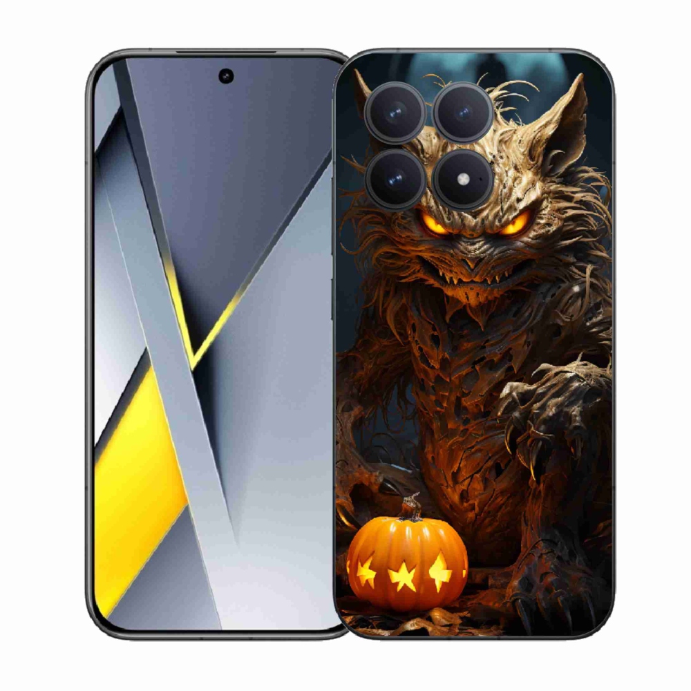 Gél borítás mmCase a Xiaomi Poco F8 Pro számára - Halloween szörnyeteg