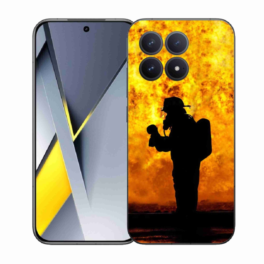 Gél borítás mmCase a Xiaomi Poco F8 Pro számára - tűzoltó