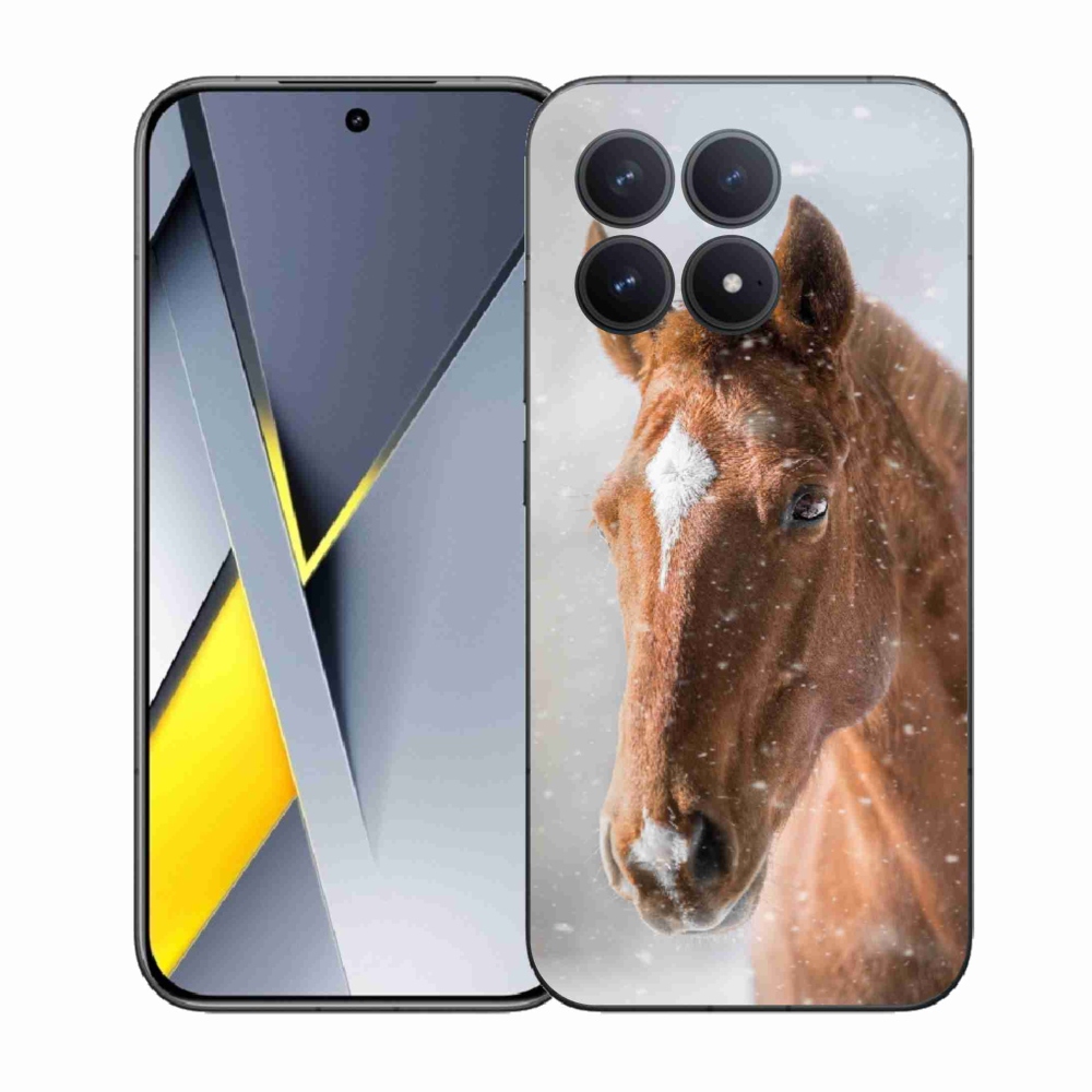 Zselés borítás mmCase a Xiaomi Poco F8 Pro - barna lóhoz 2