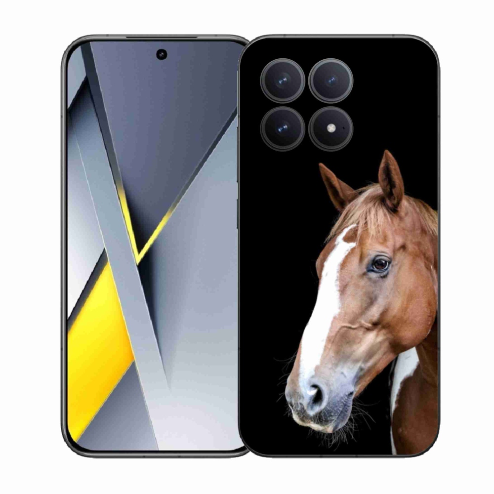 Gél borítás mmCase a Xiaomi Poco F8 Pro-hoz - barna ló 3