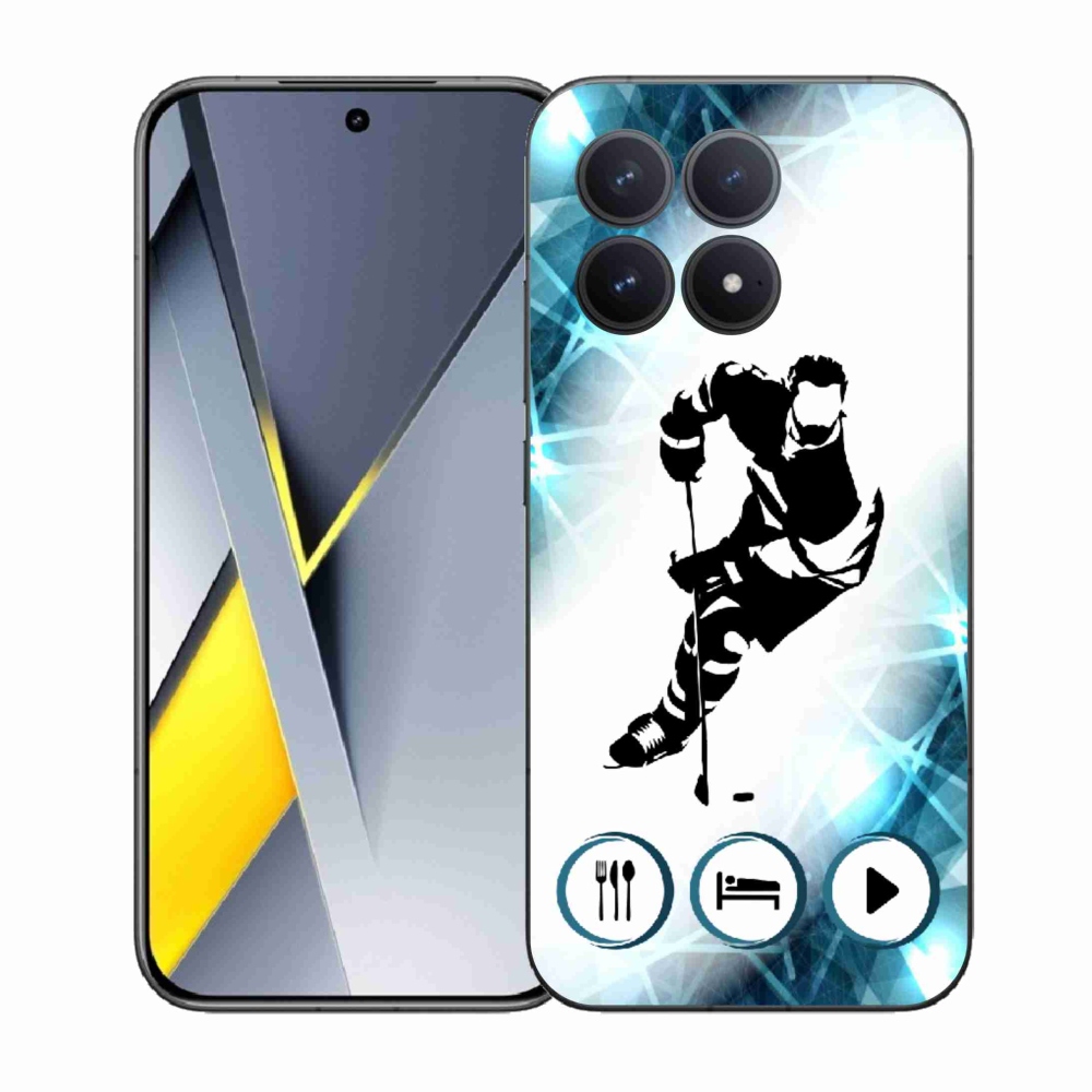 Gél borítás mmCase a Xiaomi Poco F8 Pro számára - jégkorong 1