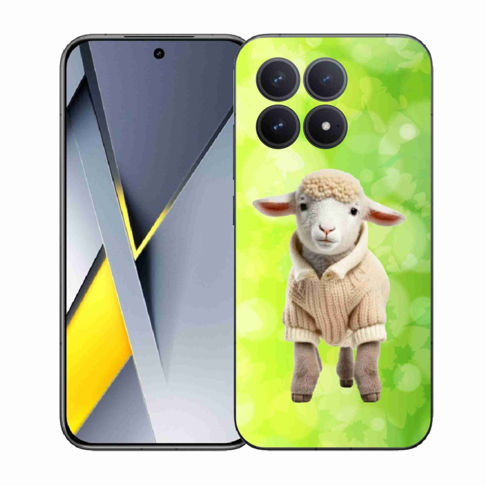 Gél borítás mmCase a Xiaomi Poco F8 Pro számára - bárány pulóverben