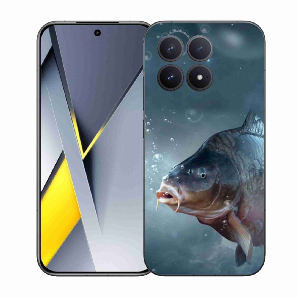 Gél borítás mmCase a Xiaomi Poco F8 Pro számára - ponty és buborékok