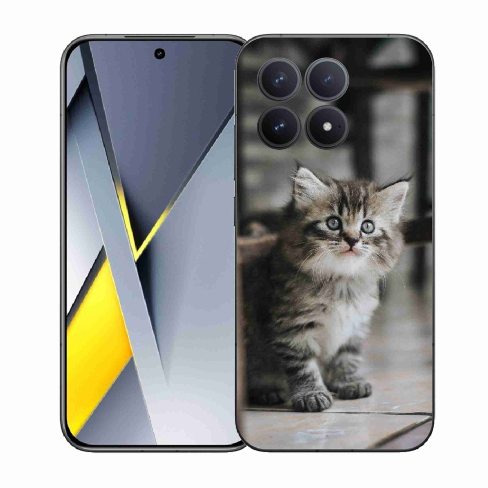 Gél borítás mmCase a Xiaomi Poco F8 Pro számára - cica