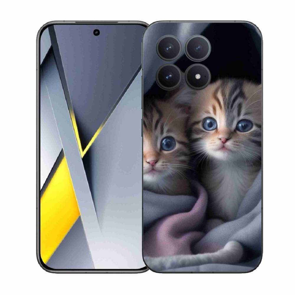 Gél borítás mmCase a Xiaomi Poco F8 Pro számára - cat duo 2