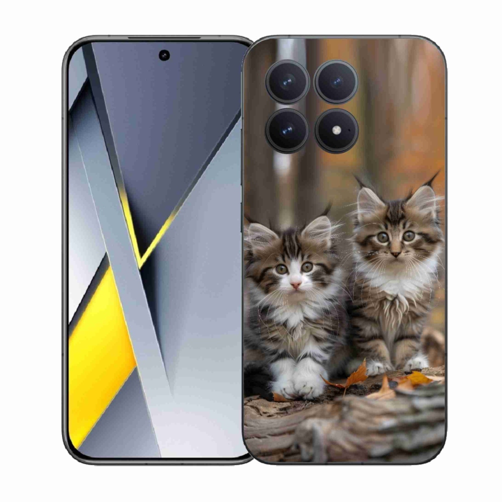 Gél borítás mmCase a Xiaomi Poco F8 Pro számára - cat duo 3