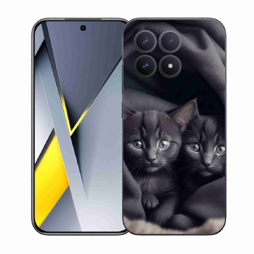 Gél borítás mmCase a Xiaomi Poco F8 Pro készülékhez - cat duo