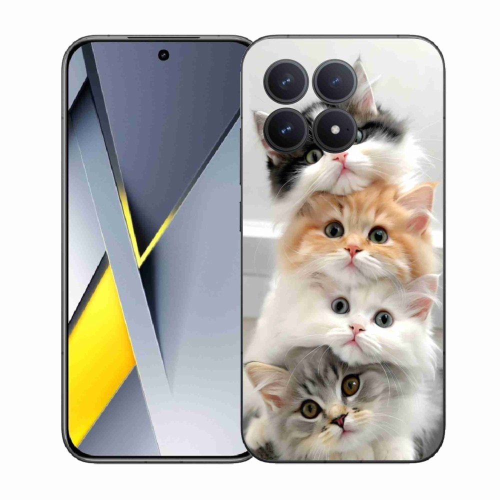 Gél borítás mmCase a Xiaomi Poco F8 Pro számára - cat group