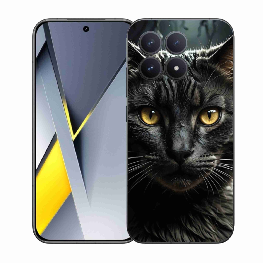 Gél borítás mmCase a Xiaomi Poco F8 Pro számára - macskaszem 3