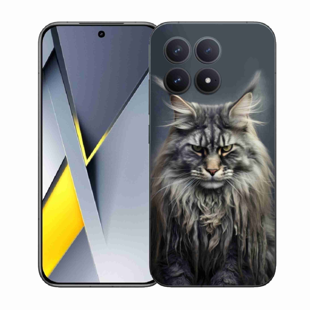 Gél borítás mmCase a Xiaomi Poco F8 Pro számára - macskaszem nézet 4